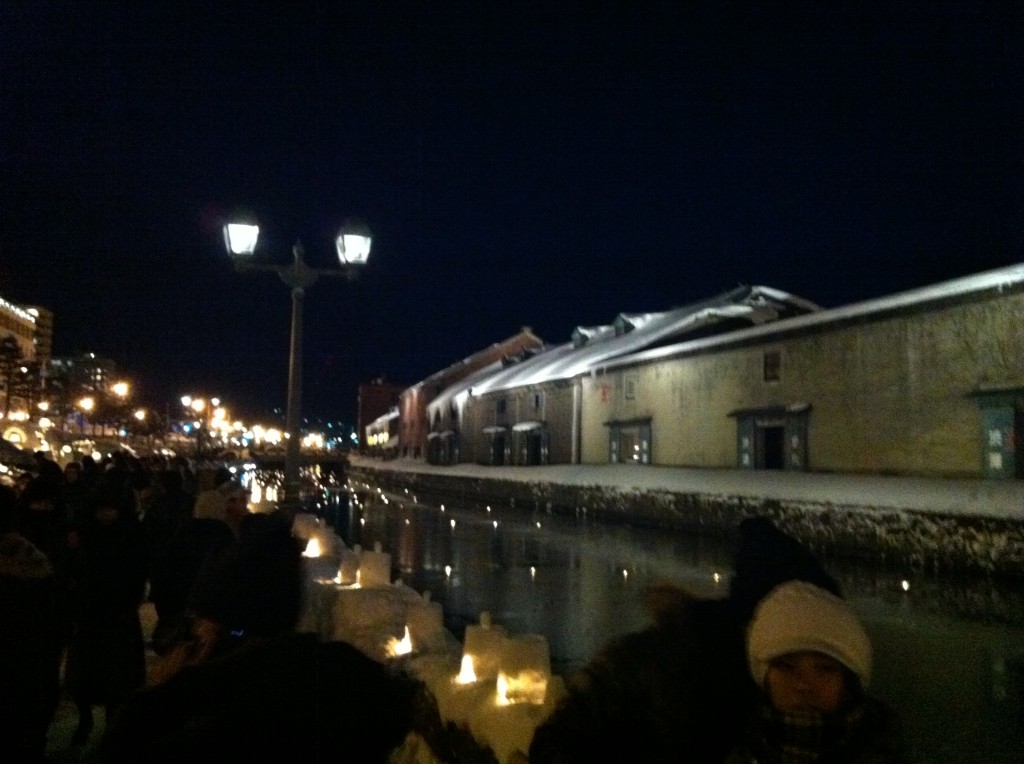 小樽雪あかりの路2012 小樽運河会場40