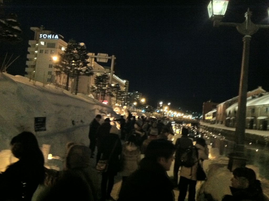 小樽雪あかりの路2012 小樽運河会場39