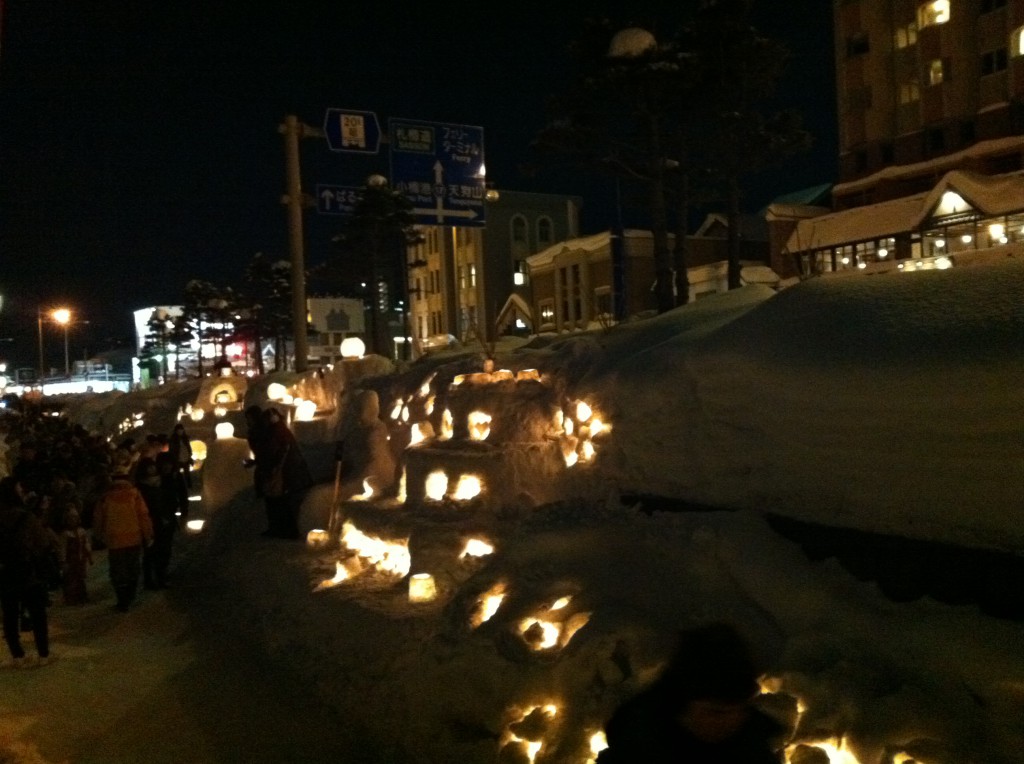 小樽雪あかりの路2012 小樽運河会場20
